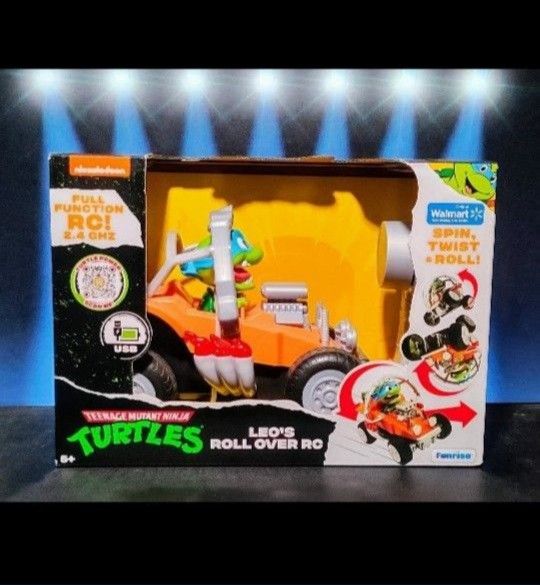 Teenage Mutant Ninja Turtles Remote Control Car Leo's Roll Over RC RECHARGEABLE