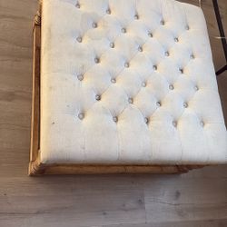 Beige Ottoman