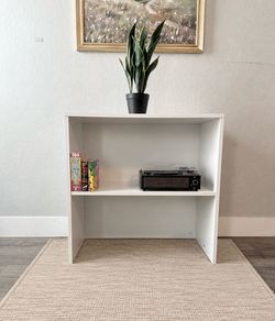 White Open Storage Shelf organizer