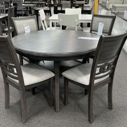 Round Dining Dining Table Set With 5 Ps 