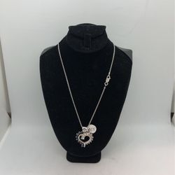 925 Sterling Silver Women Necklace With Pendant 18”