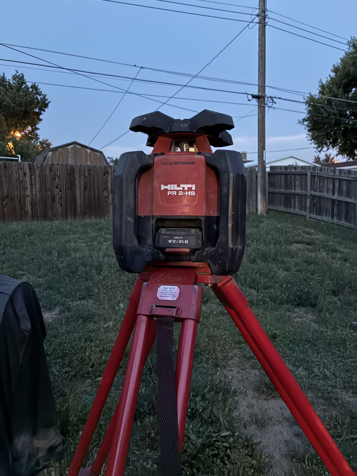 Hilti PR 2-HS Rotating Laser Level