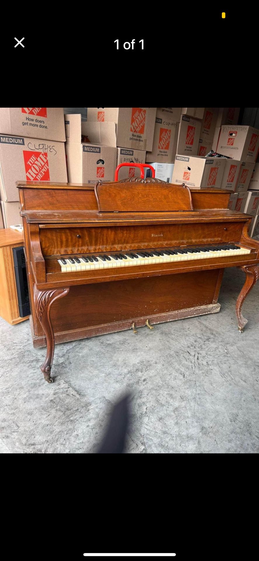 FREE ANTIQUE STAARK PIANO