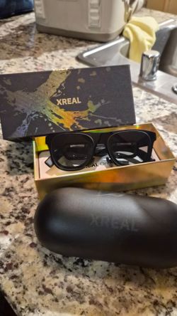 XREAL AR Smart Glasses with Case and Box