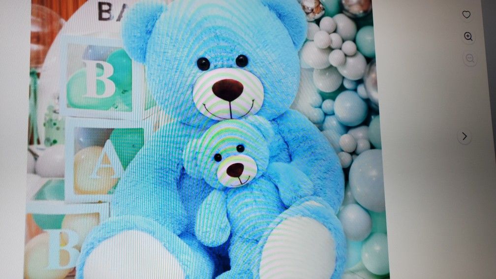 Blue Teddy Bear Set
