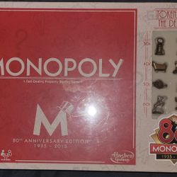 80th Anniversary Monopoly 