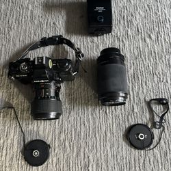 Minolta x-700  35 mm Film Camera With Extra Lens  
