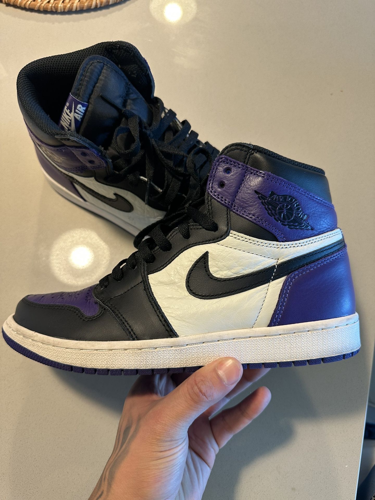 Jordan 1 OG Court Purple Size 8.5