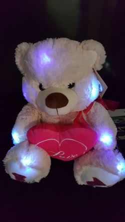 Led valentine's bear