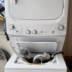 GE Spacemaker Washer and Dryer (Stacked)