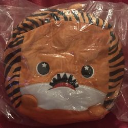 Moosh-Moosh Squared 10” Soft Plushie Pillow Friend MAC the Tiger Shark NEW in Package!