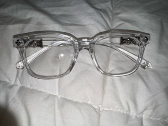 Chrome Hearts clear transparent glasses