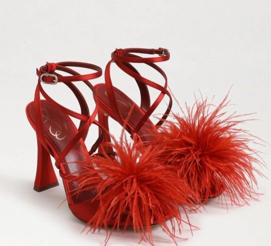 Brand New Red Heels Sam Edelman Size 6.5