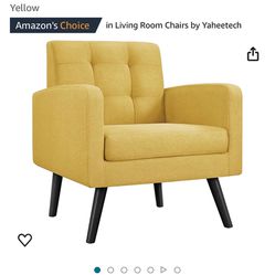 Yellow accent Chair / Arm Chair 