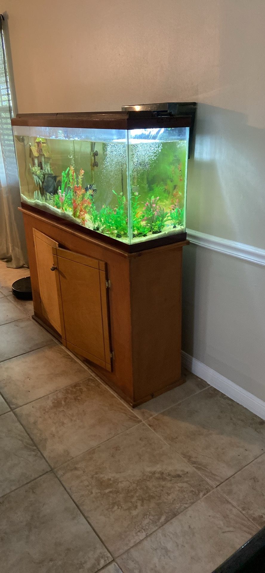 55 Gallon Fishtank Acquarium W/ Stand  