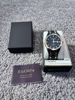 Elgin Diamond Dress Watch with Box