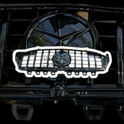 Glossy Black GT R Front Grille For Mercedes Benz CLA W118 C118 CLA35 AMG 2020-ON