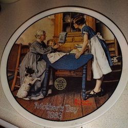 Norman Rockwell Limited Edition Antique Collectors Plate