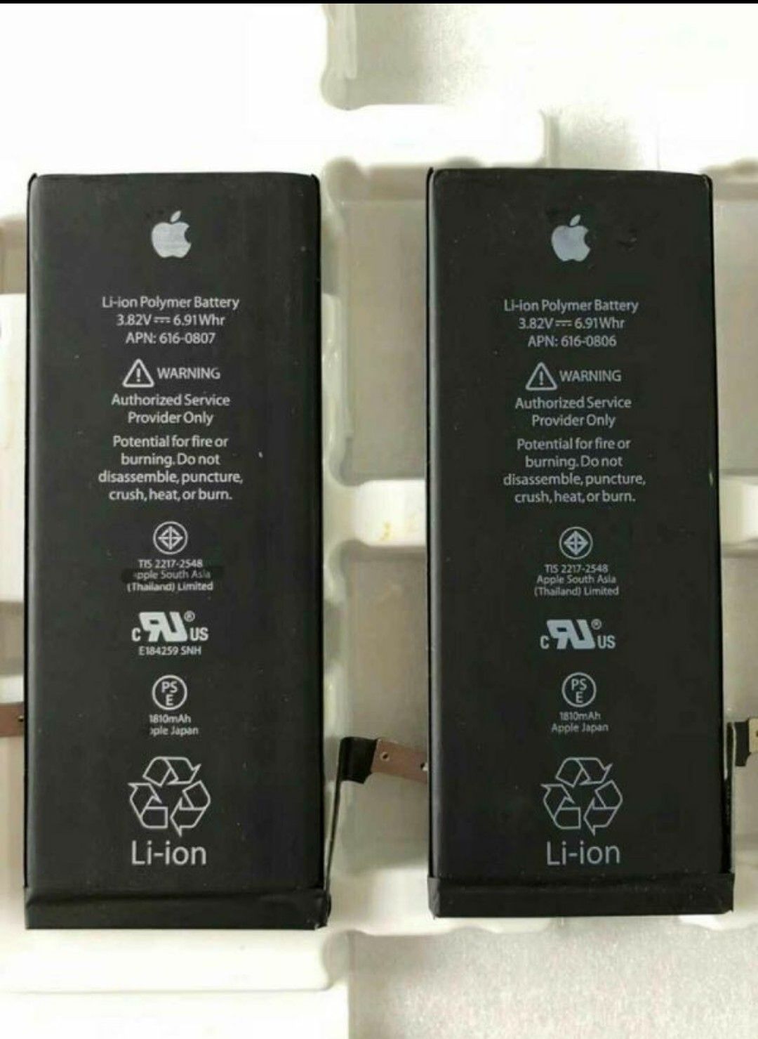 GENUINE 🍎 Apple LI-ION 2915mAh ORIGINAL BATTERY FOR APPLE IPHONE 5,5C,5S,SE, IPHONE 6,6 PLUS,IPHONE 6S, 6S PLUS,7,7 PLUS ,8,8 PLUS