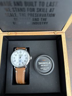 Shinola Detroit Runwell 41mm Watch-original W/box