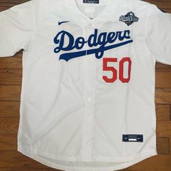 Betts White world Series Jerseys