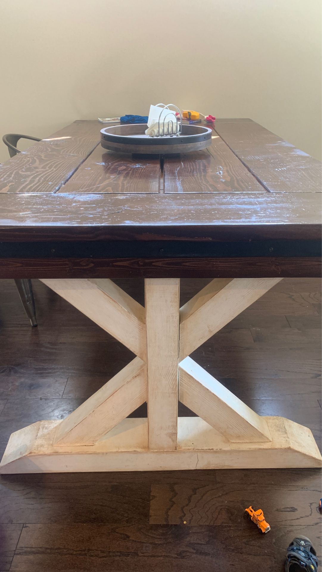 Hand made kitchen table