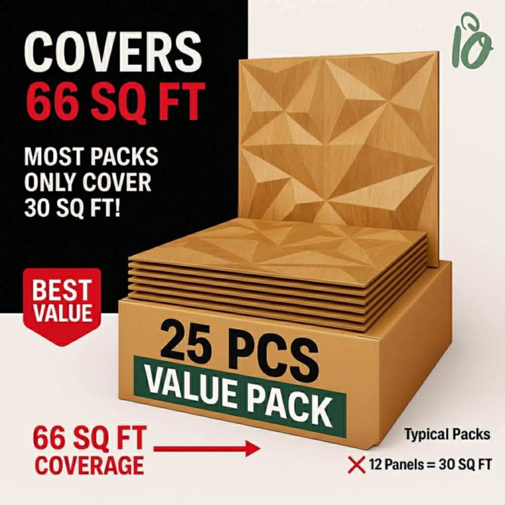 Decorative 3D Wall Panel: