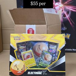 Pokemon Electrode V Box