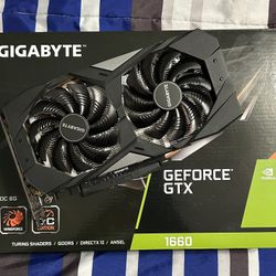 Nvidia Gigabyte Geforce GTX 1660 OC 6GB 