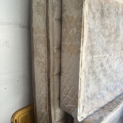 Cal King Mattress With Box Springs.  No Frame 