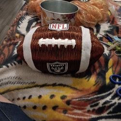 Raiders NFL Football Wreath