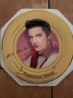 Elvis Pressley Plate