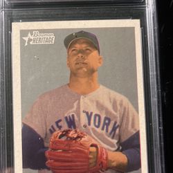 Mickey Mantle  ‘06  Bowman Heritage Graded