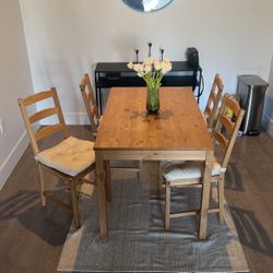 IKEA Dining Table With Chairs