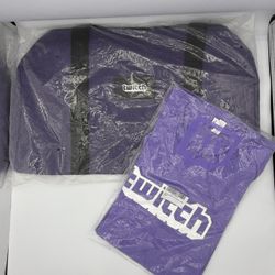 Twitch Duffle Bag & T-shirt Size Medium