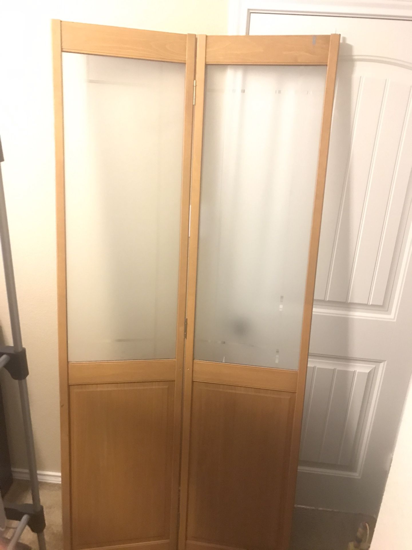 2 Panel Folding Sliding Glass Door 