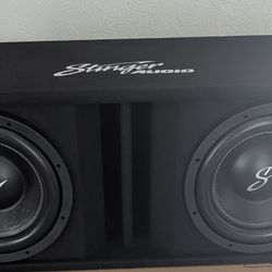 NEW 10 Inch STINGER Bass Package. $320 Or Best Offer 