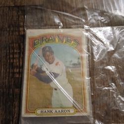 Excellent Condition Hank Aaron's Baseball Card