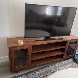 Modern Wood TV Stand