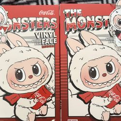 Labubu Coca-Cola Surprise Shake or Happy Factor Plush Pendant