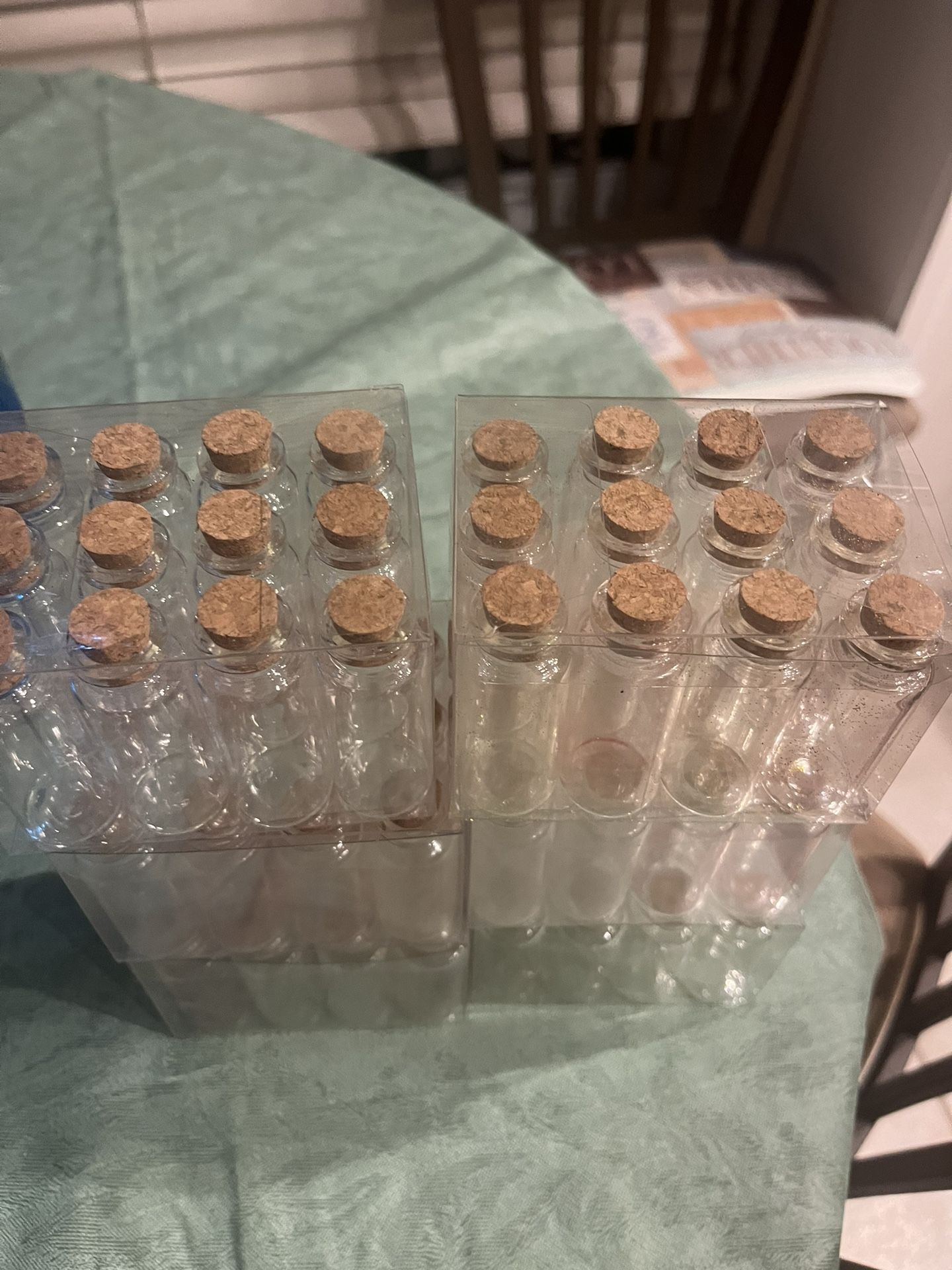 Mini Glass Jars. 72 Qty (Used For Sand Ceremony)