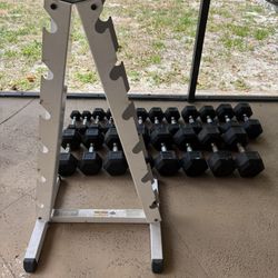 Set Of Cap Dumbbells / Freeweights