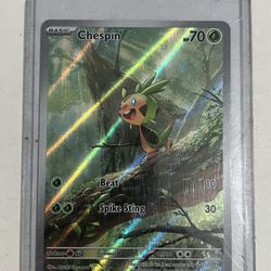 Chespin Pokémon Card