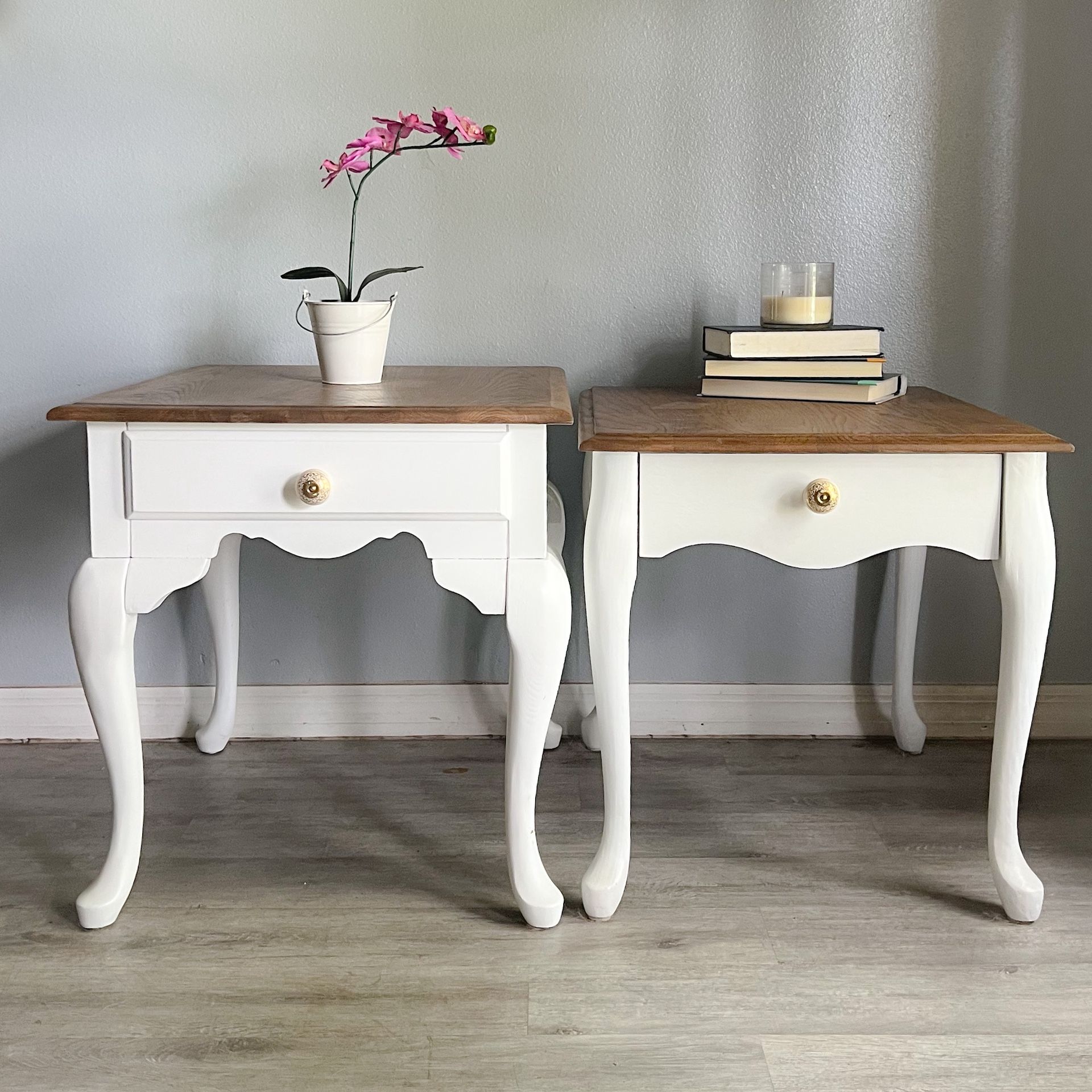 Charming Farmhouse End Tables