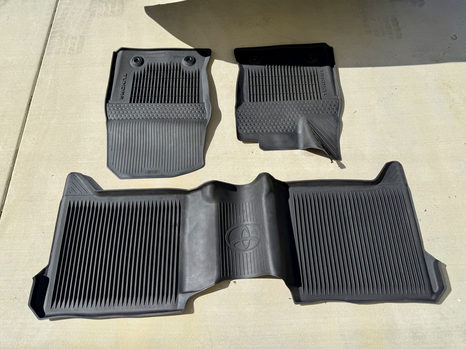 Toyota Tundra All Weather Floor Mats