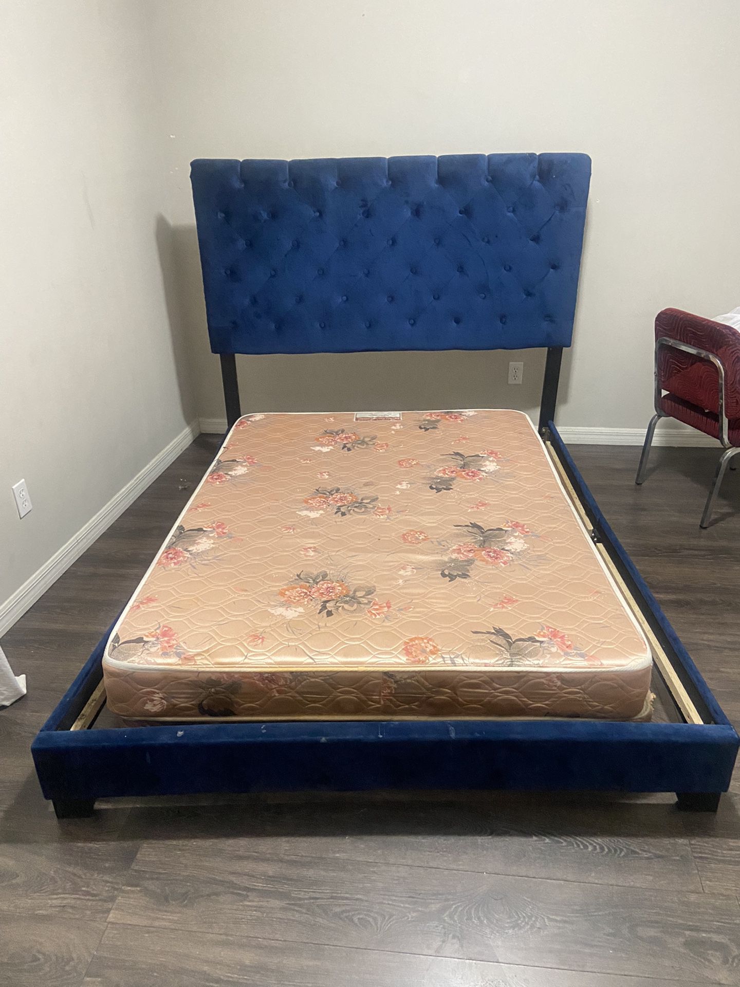 bed frame and box spring 
