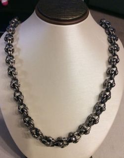 24” Skull Link Chain