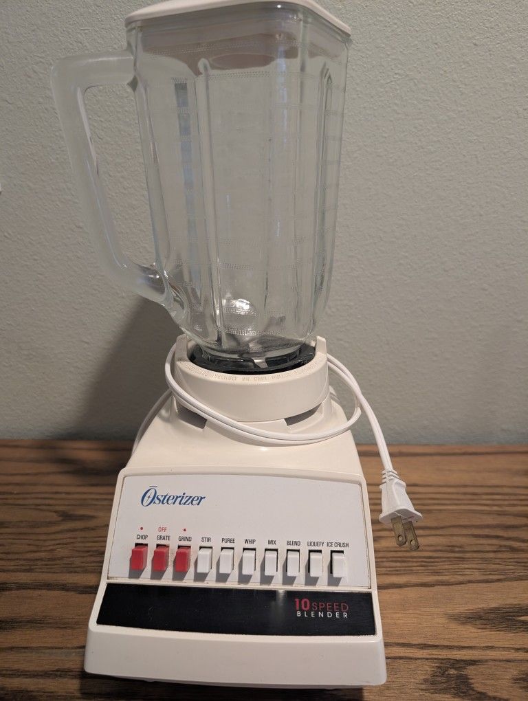 tVintage Osterizer Blender Mixer Designer Cycle Blend 10 Cycles