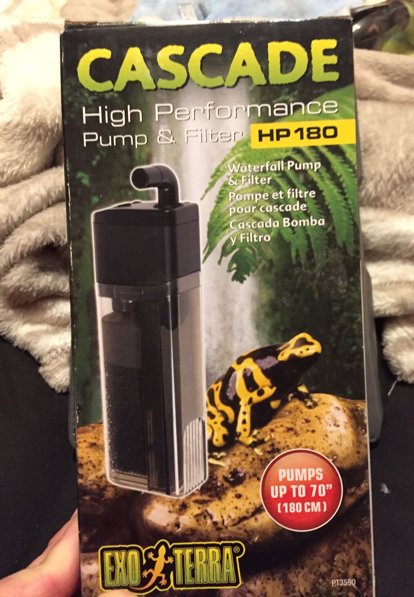Exo TERRA CASCADE High performance pump and filter NEW