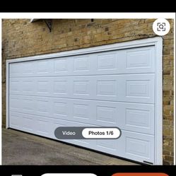 Double Garage 4 Panel Slide Up Door 